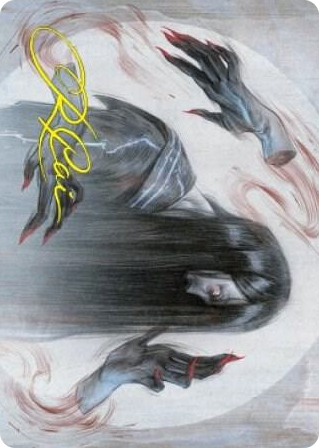 0032 Clawing Torment Art Card (Gold-Stamped Signature) S Art Series: Kamigawa: Neon Dynasty