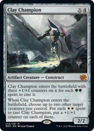 0230 Clay Champion M Promo Pack: The Brothers' War