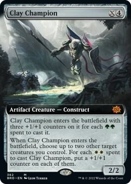 0362 Clay Champion (Extended Art) M The Brothers' War