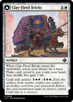 0006 Clay-Fired Bricks U The Lost Caverns of Ixalan