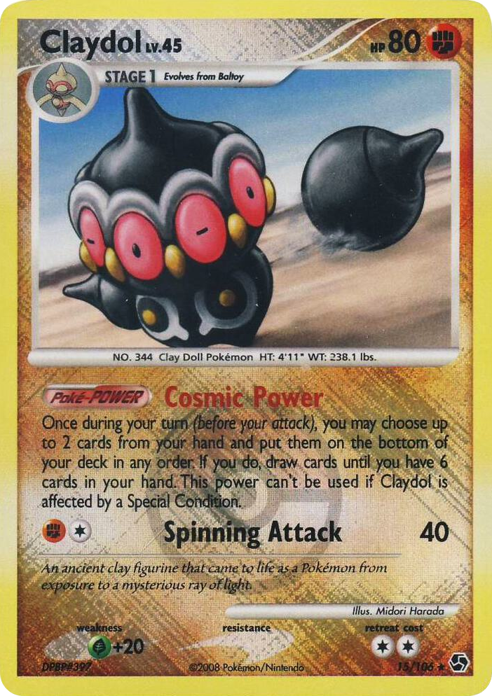 0015 Claydol - 15/106 (League Promo) Promo League & Championship Cards