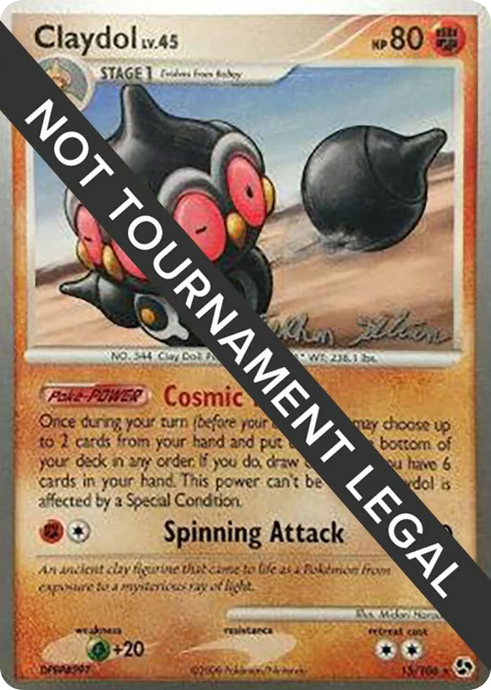 0015 Claydol - 2009 (Stephen Silvestro) Rare World Championship Decks