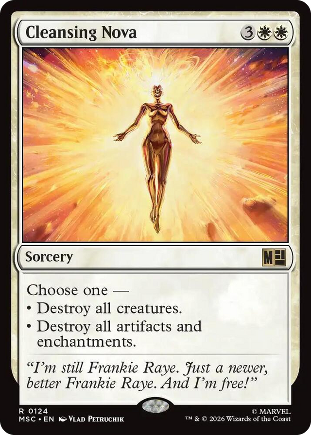 0124 Cleansing Nova R Commander: Marvel Super Heroes