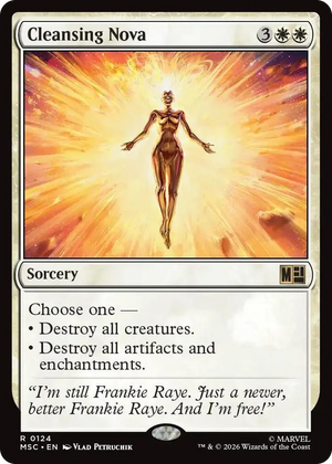 0124 Cleansing Nova R Commander: Marvel Super Heroes