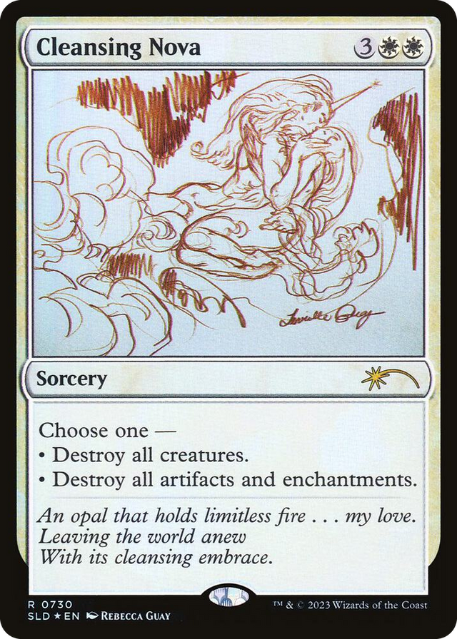 0730 Cleansing Nova (Sketch Showcase) R Secret Lair Drop Series