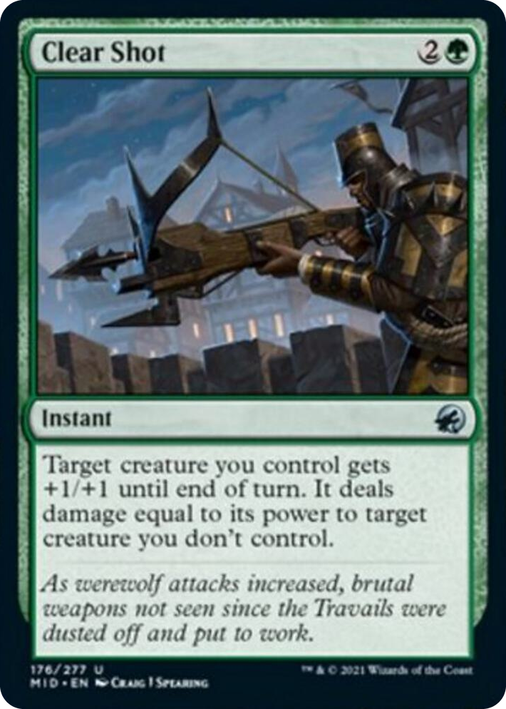0176 Clear Shot U Innistrad: Midnight Hunt