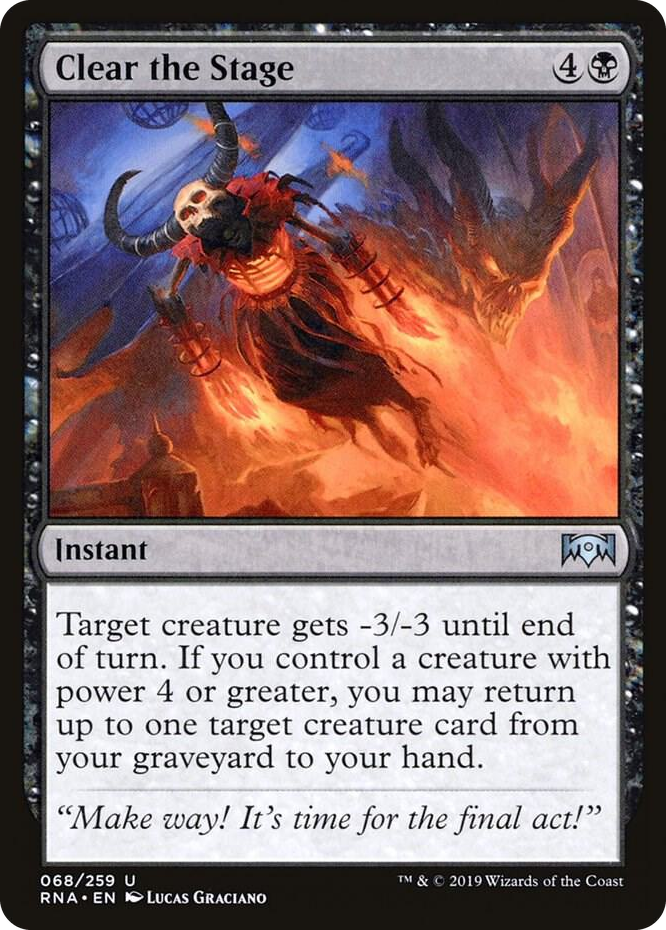 0068 Clear the Stage U Ravnica Allegiance