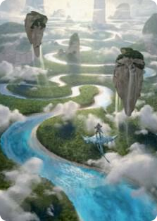0025 Clearwater Pathway Art Card S Art Series: Zendikar Rising