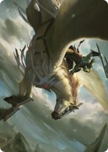 0005 Cleaving Skyrider Art Card S Art Series: Dominaria United