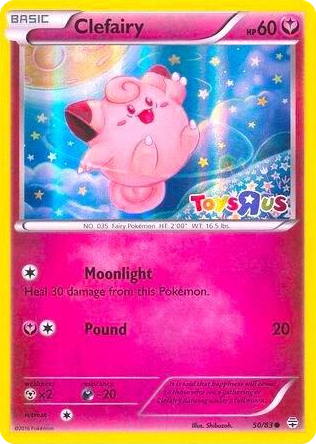 0050 Clefairy - 50/83 (Toys R Us Promo) Promo Miscellaneous Cards & Products