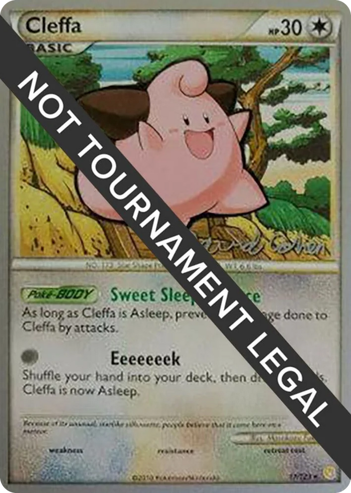 0017 Cleffa - 2011 (David Cohen) Rare World Championship Decks