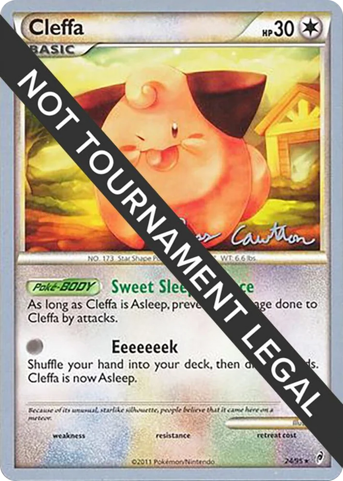 0024 Cleffa - 2011 (Ross Cawthon) Rare World Championship Decks