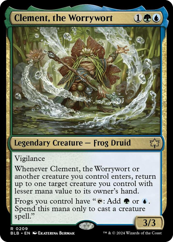 0209 Clement, the Worrywort R Bloomburrow