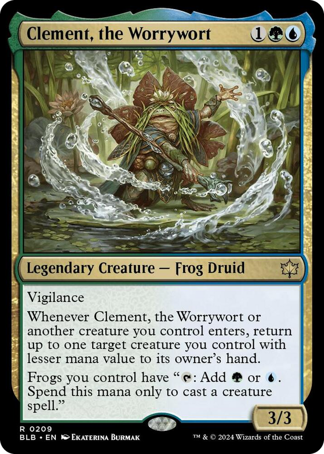 0209 Clement, the Worrywort R Bloomburrow