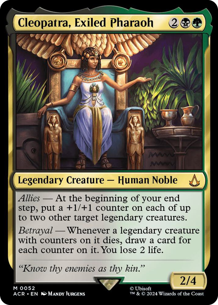 0052 Cleopatra, Exiled Pharaoh M Universes Beyond: Assassin's Creed