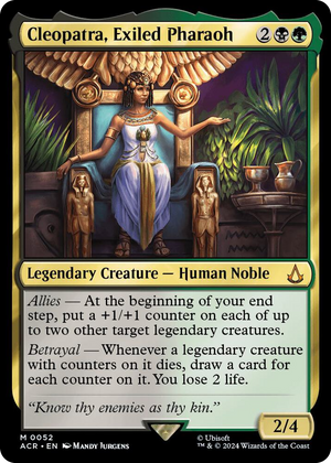 0052 Cleopatra, Exiled Pharaoh M Universes Beyond: Assassin's Creed