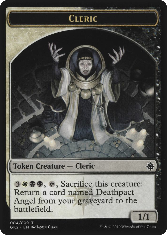 0004 Cleric // Treasure Double-Sided Token T Ravnica Allegiance: Guild Kits