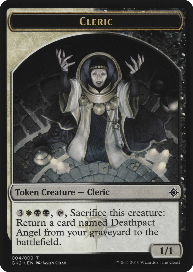 0004 Cleric // Treasure Double-Sided Token T Ravnica Allegiance: Guild Kits