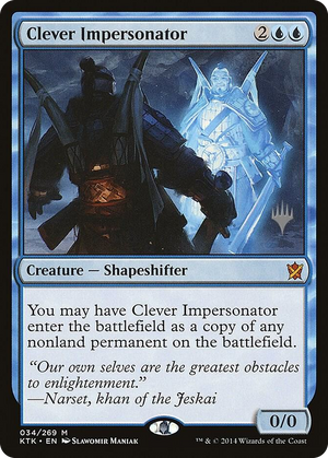 0034 Clever Impersonator M Promo Pack: Theros Beyond Death