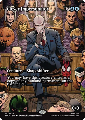 0008 Clever Impersonator (Borderless) M Marvel Universe Eternal-Legal