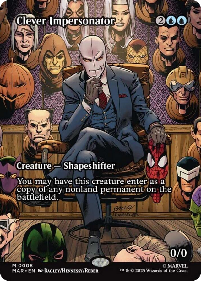 0008 Clever Impersonator (Borderless) M Marvel Universe Eternal-Legal