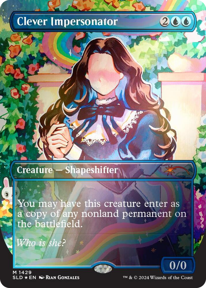 Clever Impersonator (Rainbow Foil) #1429 M - Secret Lair Drop Series Pokemon card