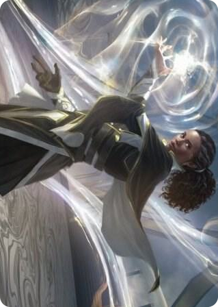0002 Clever Lumimancer Art Card S Art Series: Strixhaven