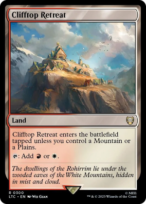 0300 Clifftop Retreat R Commander: The Lord of the Rings: Tales of Middle-earth