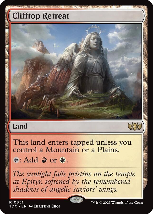 0351 Clifftop Retreat R Commander: Tarkir: Dragonstorm