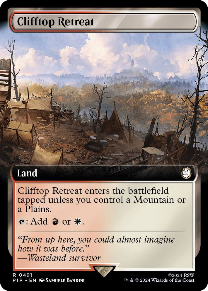 0491 Clifftop Retreat (Extended Art) R Universes Beyond: Fallout