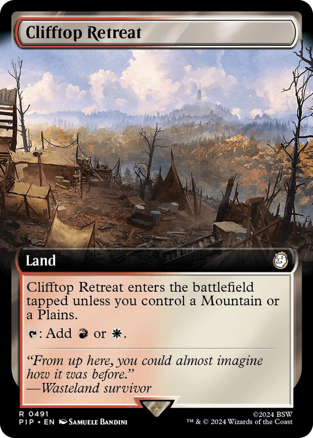 0491 Clifftop Retreat (Extended Art) R Universes Beyond: Fallout