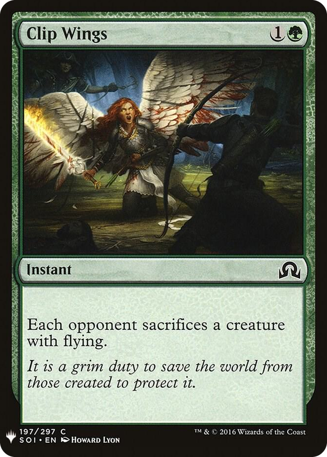 Clip Wings #197 C - The List Reprints Pokemon card