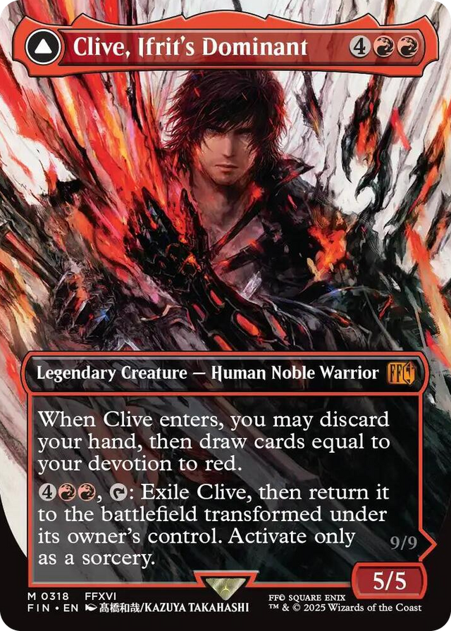 0318 Clive, Ifrit's Dominant (0318) (Borderless) M FINAL FANTASY