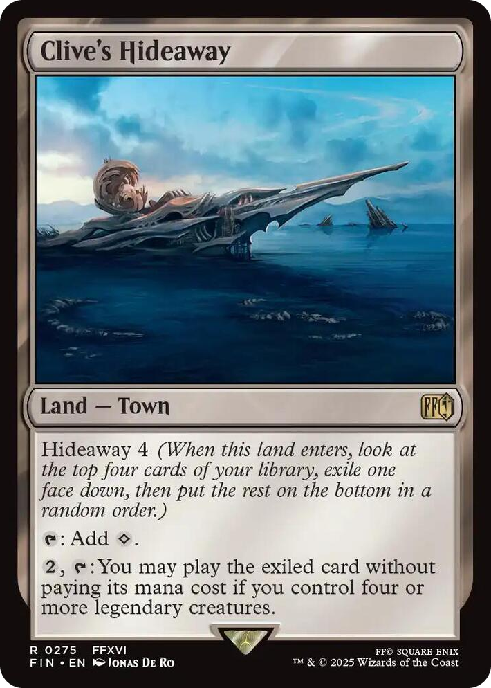 0275 Clive's Hideaway R FINAL FANTASY