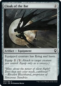 0307 Cloak of the Bat C Commander Legends: Battle for Baldur's Gate