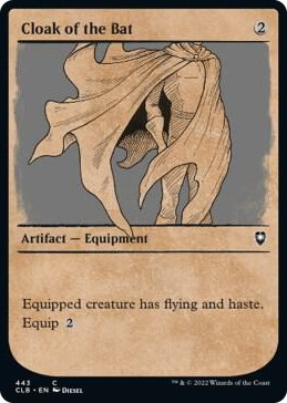 0443 Cloak of the Bat (Showcase) C Commander Legends: Battle for Baldur's Gate