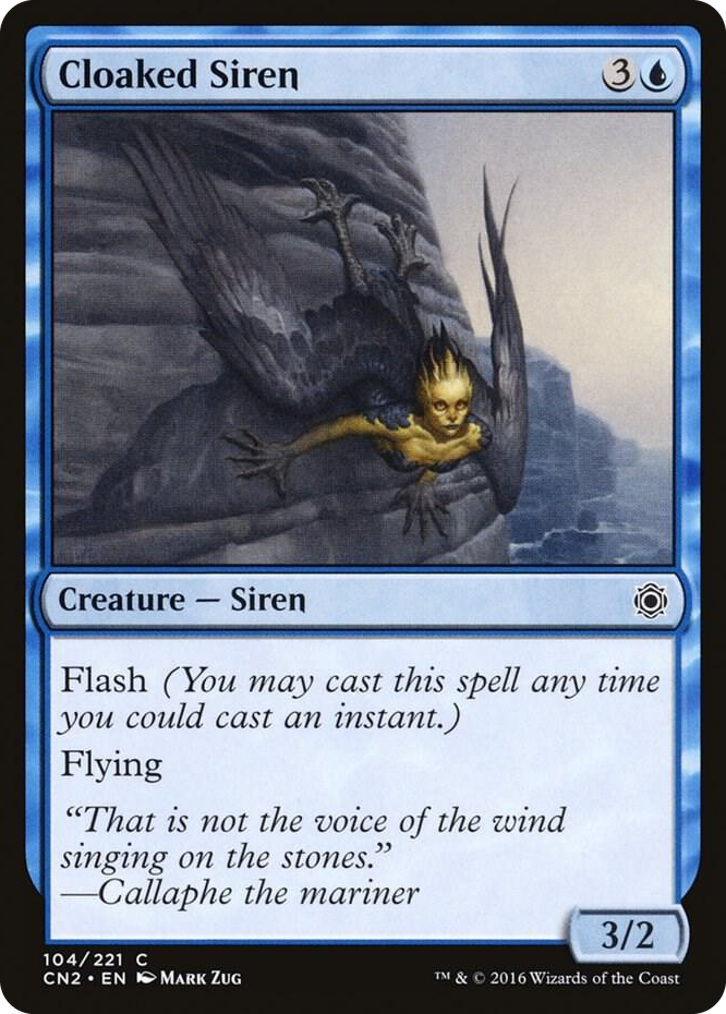 Cloaked Siren #104 C - Conspiracy: Take the Crown Pokemon card