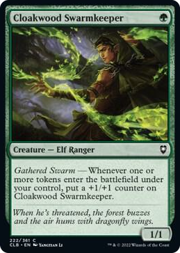 0222 Cloakwood Swarmkeeper C Commander Legends: Battle for Baldur's Gate