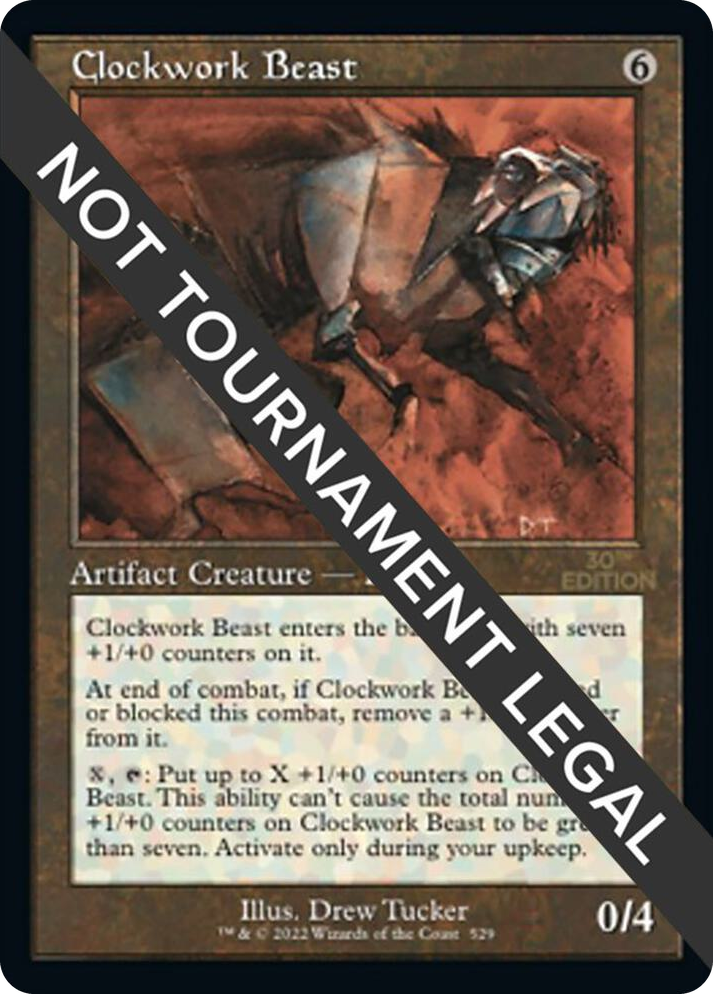 0529 Clockwork Beast (Retro Frame) R 30th Anniversary Edition