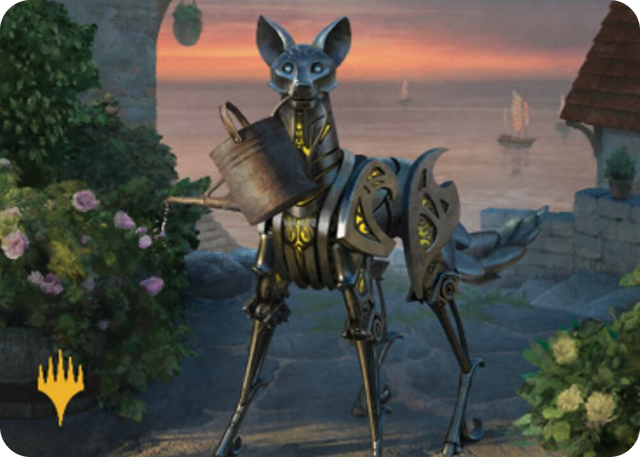 0043 Clockwork Fox Art Card (Gold-Stamped) S Art Series: Commander Legends: Battle for Baldur's Gate