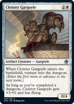 0007 Cloister Gargoyle U Adventures in the Forgotten Realms