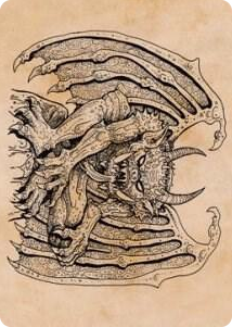 0065 Cloister Gargoyle (Showcase) Art Card S Art Series: Adventures in the Forgotten Realms