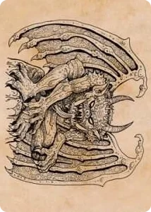 0065 Cloister Gargoyle (Showcase) Art Card S Art Series: Adventures in the Forgotten Realms