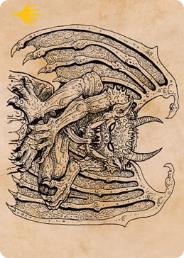 0065 Cloister Gargoyle (Showcase) Art Card (Gold-Stamped) S Art Series: Adventures in the Forgotten Realms