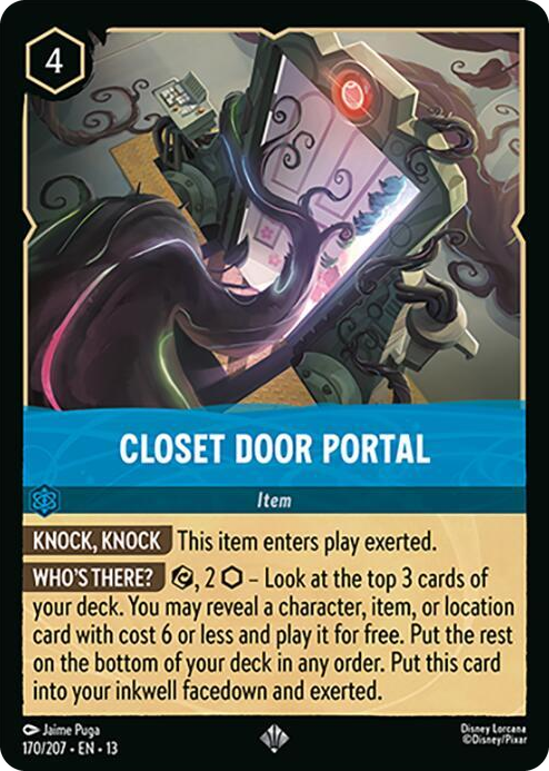 Closet Door Portal #170 Super Rare - Attack of the Vine! Pokemon card