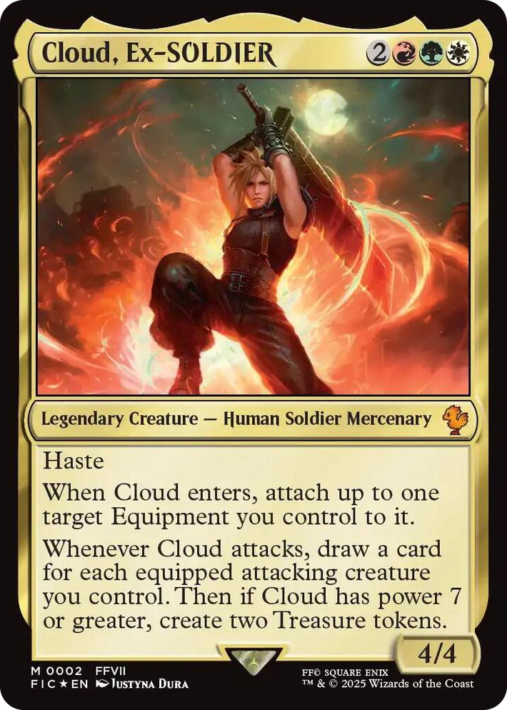 0002 Cloud, Ex-SOLDIER M Commander: FINAL FANTASY