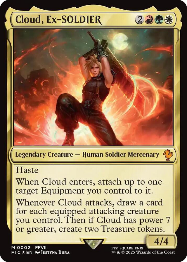 0002 Cloud, Ex-SOLDIER M Commander: FINAL FANTASY