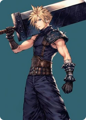 0050 Cloud, Ex-SOLDIER Art Card S Art Series: FINAL FANTASY