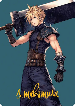 0050 Cloud, Ex-SOLDIER Art Card (Gold-Stamped Signature) S Art Series: FINAL FANTASY