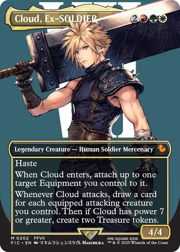 0202 Cloud, Ex-SOLDIER (Borderless) M Commander: FINAL FANTASY